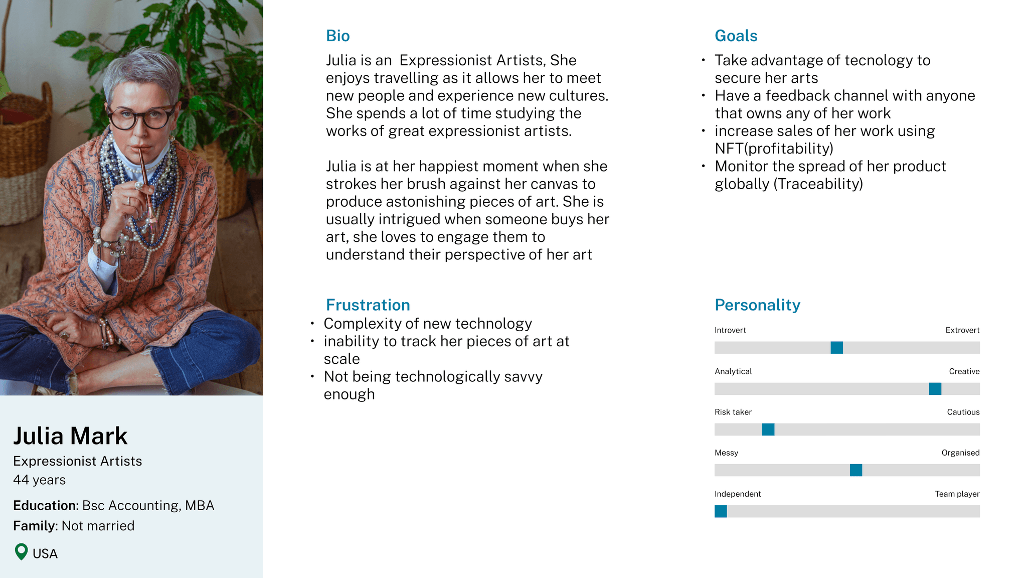 SmartSeal creator persona research board
